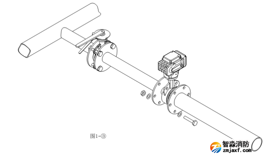 PSKD20電控消防水炮系統安裝圖