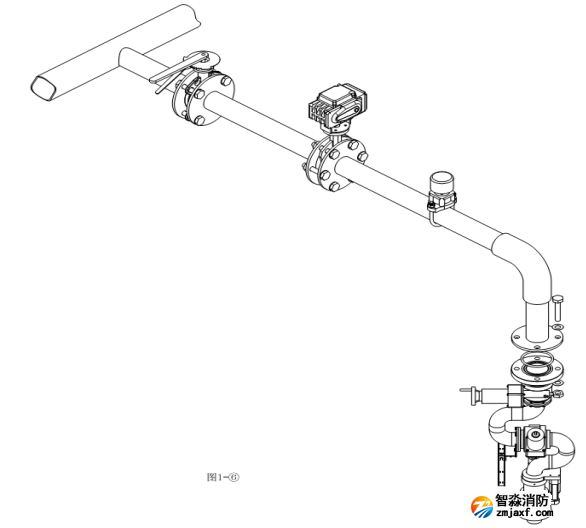 PSKD20電控消防水炮系統安裝圖